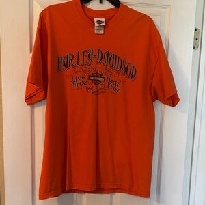 Harley-Davidson  Orange Tee